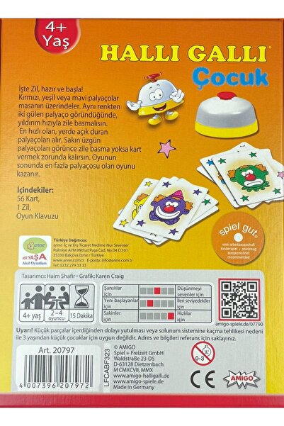 Amigo Halli Galli Children's Mind Games