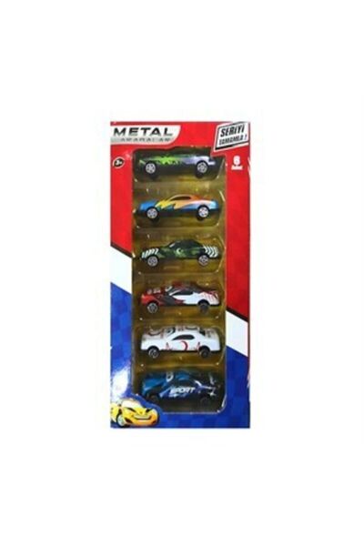 Beren Oyuncak 6 سيارة معدنية