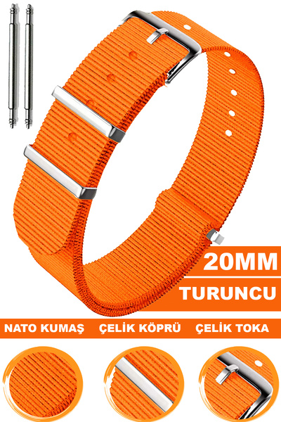 COBRA حزام ساعة قماش ناتو متوافق مع ساعة Fossil-Welder-Casio-Seiko-Omega-Arma...