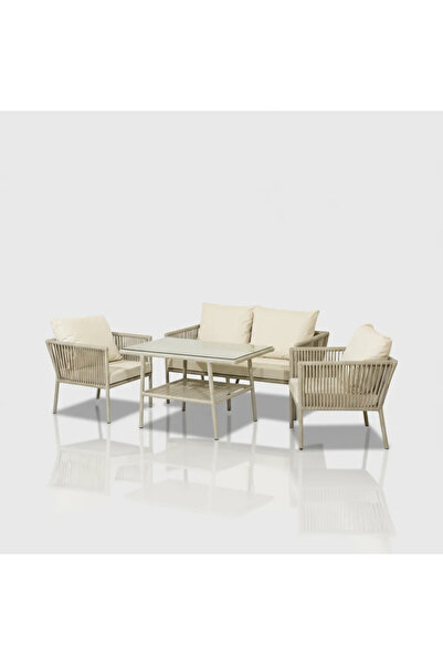 UYSALGARDEN Rio 2+1+1 Bahçe Balkon Oturma Takımı