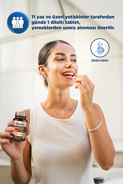 Dynavit Vitamin B12 1000 mcg 100 Dilaltı Tablet - Methylcobalamin