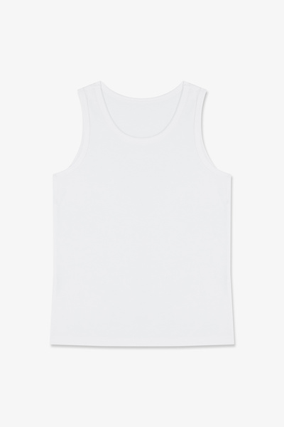 Penti Boy's Cotton Organic White 2-Pack Undershirt