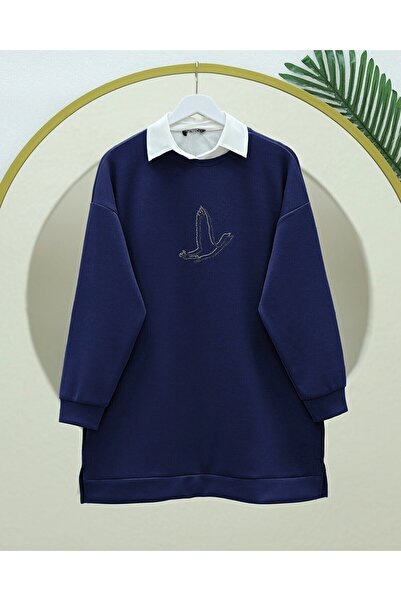 Modamorfo Туніка з каменем і пташиним візерунком - Laci