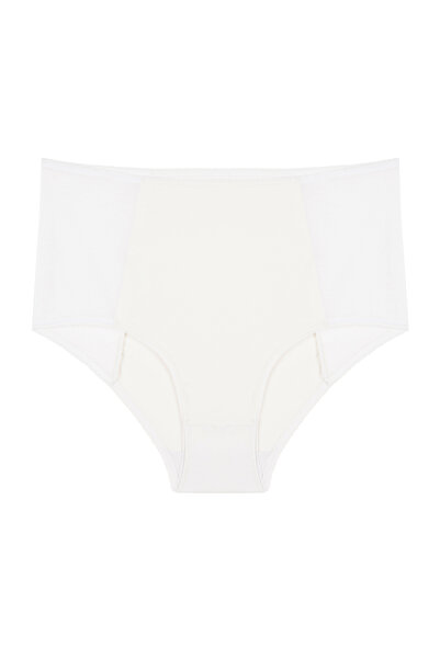 Penti Beauty Mesh High Waist White Slip Panties