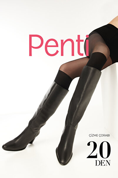 Penti Černé boty ponožky-Pentilicious