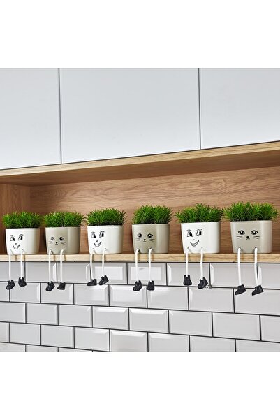 HomeBasics أزرق بلون الكوبالت زهرة صناعية ذات ساق متمايلة، مظهر أنيق وحيوي، ق...