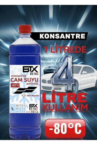 Betax Mavi Konsantre Cam Suyu Antifrizi -80 Derece