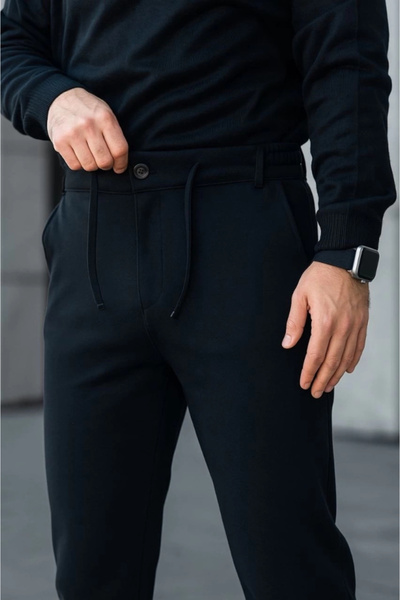 ARONA Mdb Men's Diagonel Ikro Textured Pocket Pants Black