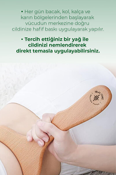 Hilal Temiz Healing Touch Manuel Masaj Aleti – Lenf Drenaj Masajına Uygun | Evde Bakım Rutini
