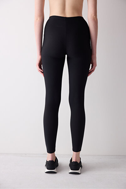 Penti Schwarze Miracle Slimmer-Thermo-Leggings mit hoher Taille