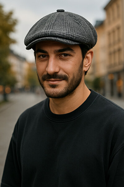 kuru Erkek İngiliz Tarzı (Soğuk Havalara Stil Kat: Vintage Kasketler)