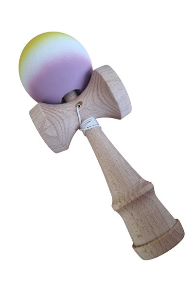 OEM Jucărie interactivă Kendama 18 cm, minge cu suprafață antiderapantă,galbe...