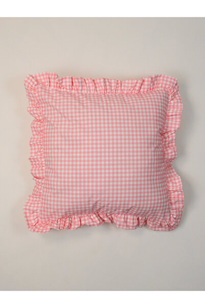 Galia Tasarım Cottage Pink 100% Organic Cotton Poplin Pink-White Gingham Flou...