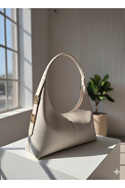 Elory Grace Women's Cream Shoulder Bag – Handbag, Mira Model Special Cut