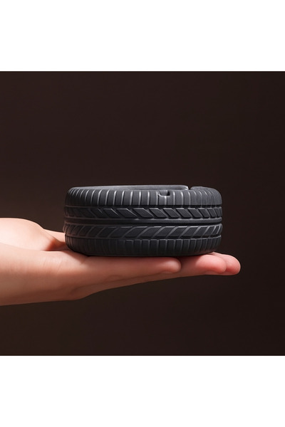 Heaven Earth Renkli Beton Lastik Kül Tablası – El Yapımı Endüstriyel Tasarım ...