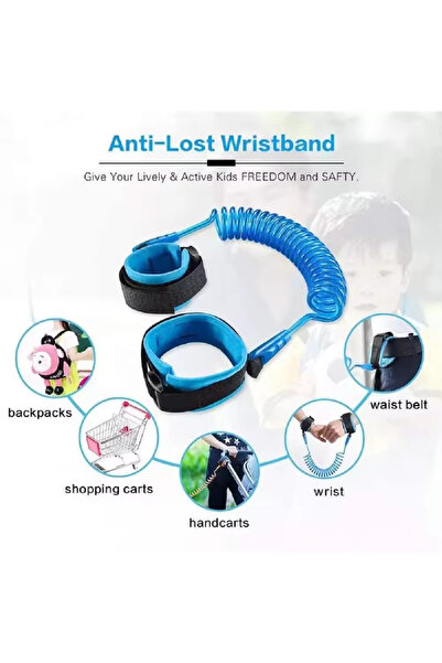 Fabrilux Child safety bracelet with adjustable and extendable 150 cm band