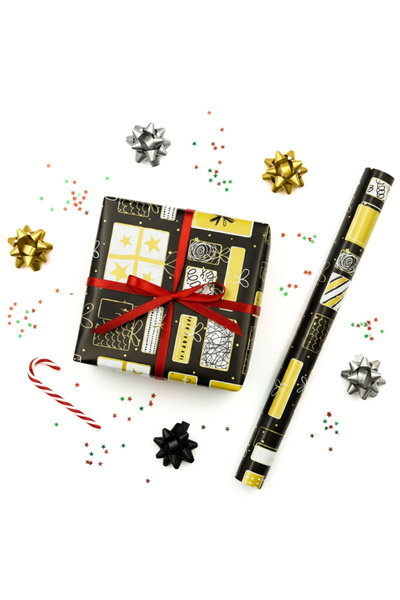 repro design 70X100 cm Premium Christmas Gift Wrapping Paper Set of 2 |   Rol...