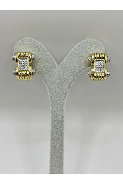 aurora dükkan أقراط مربعة من الفولاذ الماركاسيت