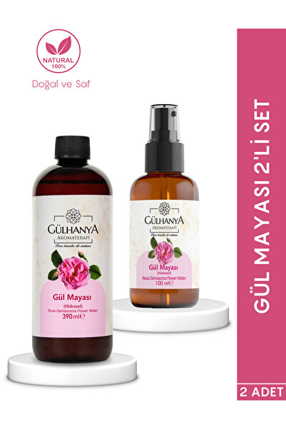 Gülhanya Aromaterapi Gül Mayası 2'li Set - Yoğun Gül Yağlı Gül Suyu Sıkılaştı...