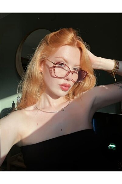 MONAL EYEWEAR Cateye Model Blueblock 55 Ekartman Protects and Soothes Eyes Prescription Glass Can Be Fitted Optical Compatibility