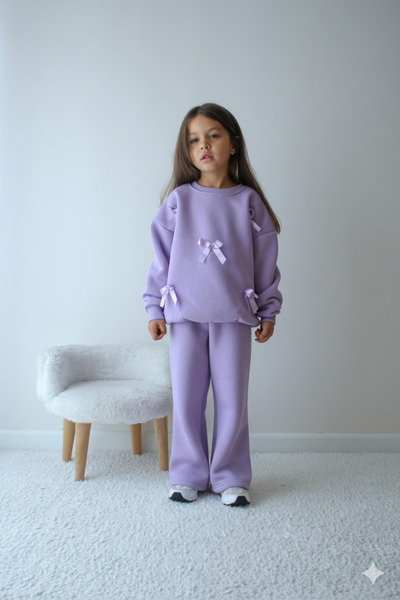 jeliboomkidswear Σετ αθλητικής φόρμας για κορίτσια Jeliboom - 3 νήματα με ριγέ