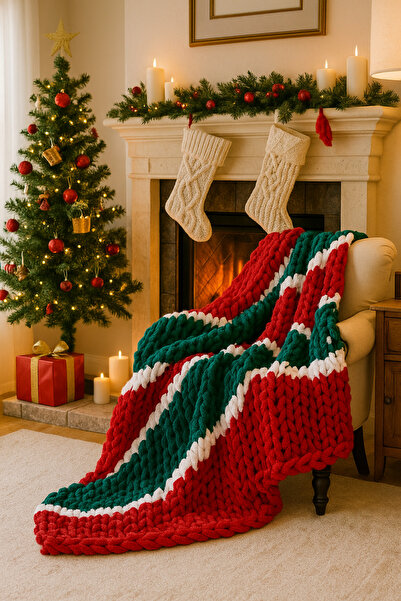 Moda Biçer Christmas Soft Blanket Concept Blanket