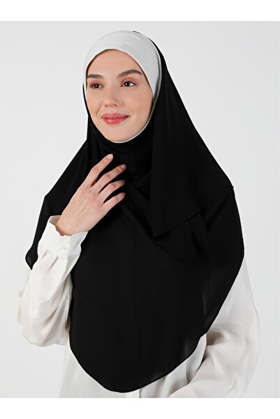 Ecardin Відкритий сірий креп-шаль з блискітками - Зручний крій - St 098