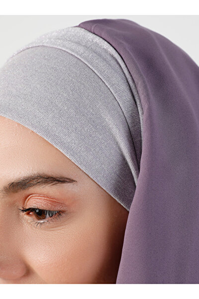 Ecardin Лавантовий шарф 098 - Блискуча тканина та зручний дизайн