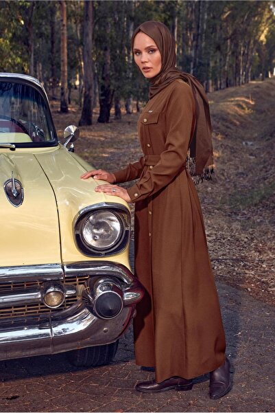 Alvina BELTED CREPE DRESS 44160