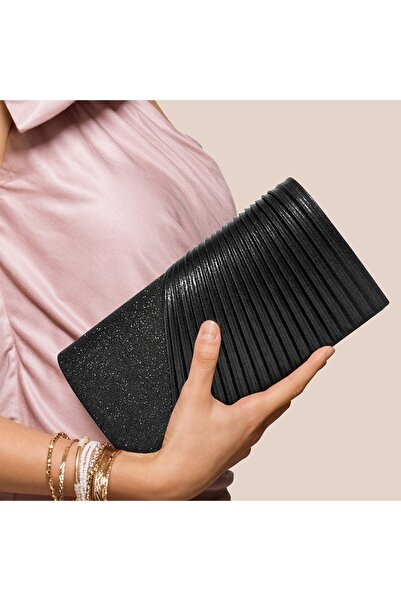 Generic Shiny Glitter Evening Clutch Crossbody Bag Envelope Handbag Chain Purse