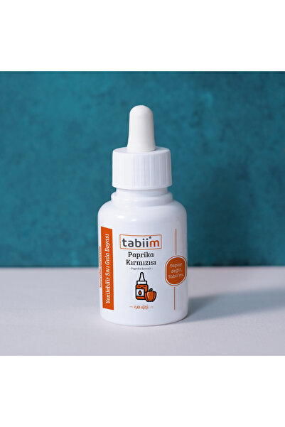 Tabii Store Tabii’m Yenilebilir Sıvı Gıda Boyası Paprika Kırmızısı 20 Gr