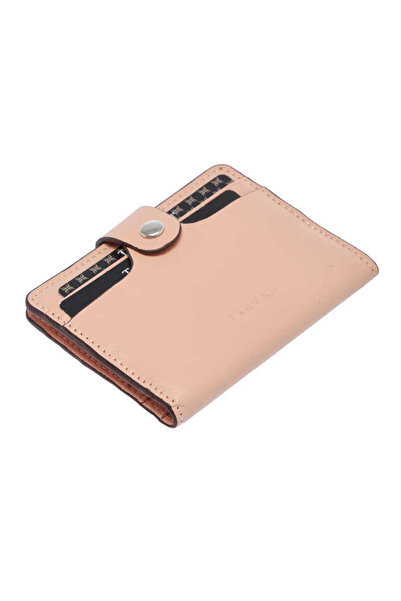 Tergan Powder Genuine Leather Unisex Credit Card Holder - S1Kk00001653-T40