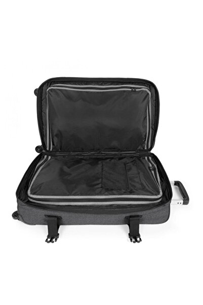 Eastpak TRANSIT'R 4 M BLACK DENIM Tekerlekli Bavul EK0A5BFJ77H1 Siyah-STD