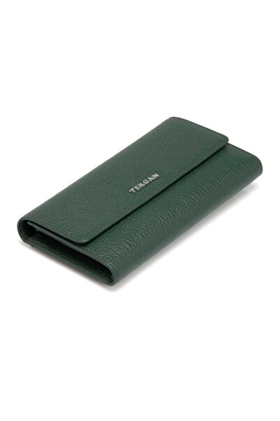 Tergan Green Genuine Leather Women's Wallet - S1Cb00005719-I5T