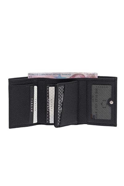 Tergan Black Genuine Leather Women's Wallet - S1Cb00005633-A41