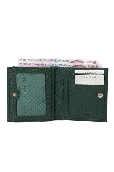 Tergan Green Genuine Leather Women's Wallet - S1Cb00005627-I5T