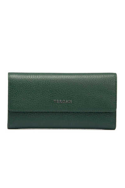 Tergan Green Genuine Leather Women's Wallet - S1Cb00005719-I5T