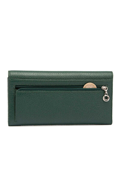 Tergan Green Genuine Leather Women's Wallet - S1Cb00005719-I5T
