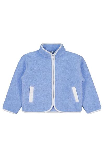 Civil Boys Piped Zippered Cardigan for Ages 10-13 - Blue 12-13 Years Old