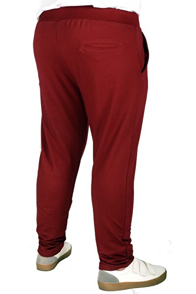 ModeXL Mode Xl Великий розмір Спортивні штани Звужені штанини 20504 Бордовий