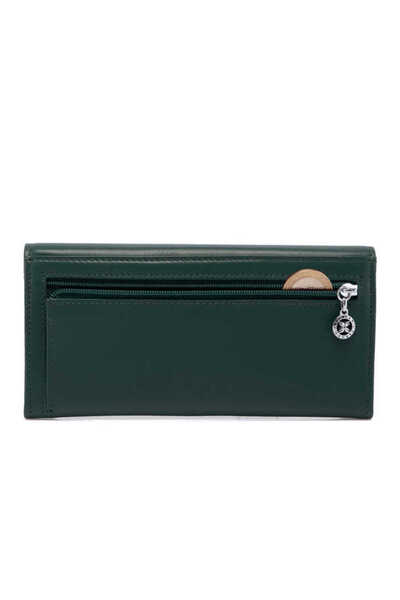 Tergan Green Genuine Leather Women's Wallet - S1Cb00005807-J0B