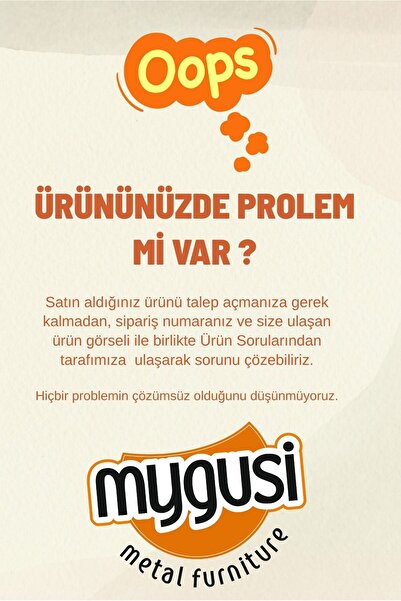 Mygusi Hazal Serisi Mutfak Sandalyesi, Yemek, Bahçe, Kafe, Modern Sandalye 1 Adet - Gri