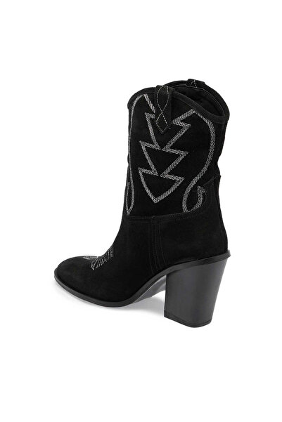 Tergan Siyah Hakiki Süet Deri Kadın Casual Bot - K23K1BT66943-A01