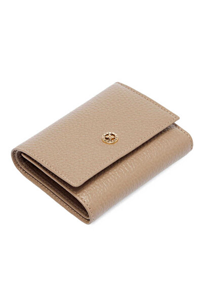 Tergan Bej Hakiki Deri Kadın Cüzdan - S1CB00005633-S95