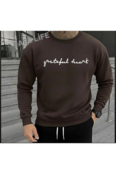 FAEL LİFE Φούτερ με στρογγυλή λαιμόκοψη ΓΥΝΑΙΚΕΙΟ/ΑΝΔΡΙΚΟ ΜΕ ΣΤΑΜΠΑ ΜΠΡΟΣΤΑ