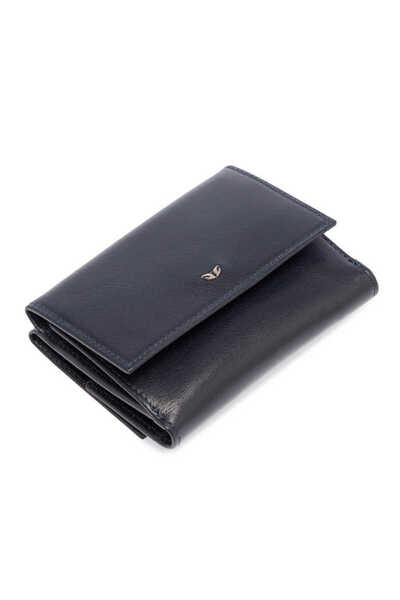 Tergan Чорний чоловічий гаманець із натуральної шкіри - S1CE00001650-H86