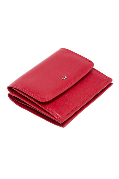 Tergan Kırmızı Hakiki Deri Erkek Cüzdan - S1CE00001649-C71