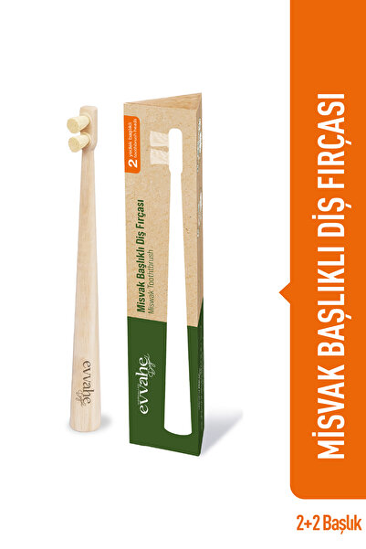 EVVAHE DOĞAL Misvak Başlıklı Doğal Diş Fırçası
