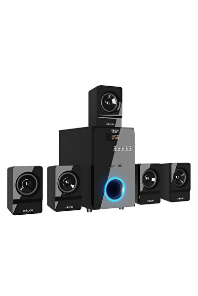 Mikado Md-581bt 5 1 Usb Sd Fm Destekli Multimedia Bluetooth Speaker