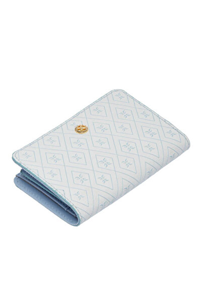 Tergan Blue Print Women's Wallet - S1Cb00055815-S5C